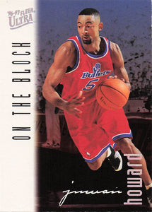 1996-97 Fleer Ultra On the Block Juwan Howard #127