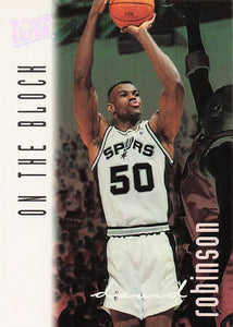 1996-97 Fleer Ultra On the Block David Robinson #136