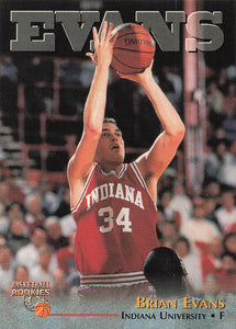 1996 Score Board Basketball Rookies Brian Evans #23