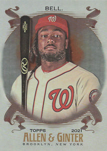 2021 Topps Allen & Ginter Silver Portrait Josh Bell #5