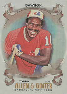 2021 Topps Allen & Ginter Silver Portrait Andre Dawson #14