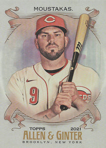 2021 Topps Allen & Ginter Silver Portrait Mike Moustakas #37