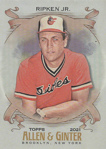 2021 Topps Allen & Ginter Silver Portrait Cal Ripken Jr. #38