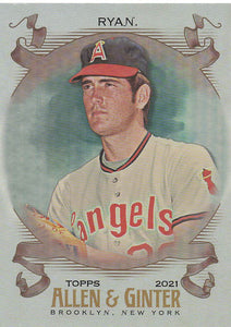 2021 Topps Allen & Ginter Silver Portrait Nolan Ryan #40