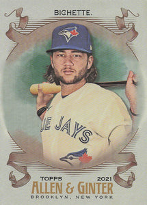 2021 Topps Allen & Ginter Silver Portrait Bo Bichette #61