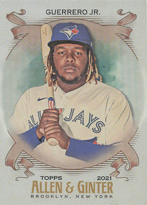 2021 Topps Allen & Ginter Silver Portrait Vladimir Guerrero Jr. #63