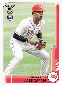 2021 Topps Big League Jose Garcia #121 RC