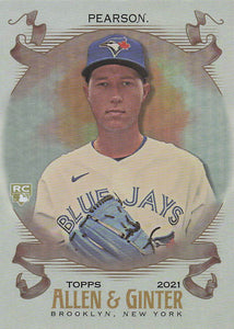 2021 Topps Allen & Ginter Silver Portrait Nate Pearson #113 RC