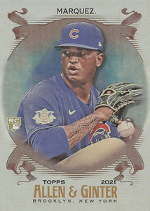 2021 Topps Allen & Ginter Silver Portrait Brailyn Marquez #118 RC