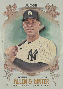 2021 Topps Allen & Ginter Silver Portrait Aaron Judge #126