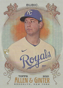 2021 Topps Allen & Ginter Silver Portrait Kris Bubic #135 RC
