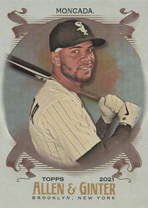 2021 Topps Allen & Ginter Silver Portrait Yoan Moncada #152