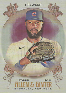 2021 Topps Allen & Ginter Silver Portrait Jason Heyward #154