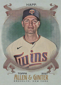 2021 Topps Allen & Ginter Silver Portrait J.A. Happ #165