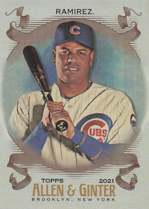 2021 Topps Allen & Ginter Silver Portrait Aramis Ramirez #168