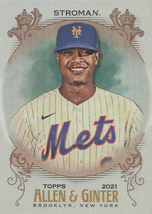 2021 Topps Allen & Ginter Silver Portrait Marcus Stroman #194