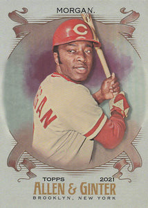 2021 Topps Allen & Ginter Silver Portrait Joe Morgan #209