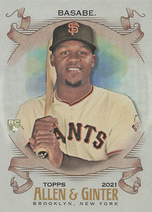 2021 Topps Allen & Ginter Silver Portrait Luis Basabe #238 RC