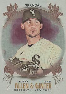 2021 Topps Allen & Ginter Silver Portrait Yasmani Grandal #298