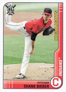 2021 Topps Big League Shane Bieber #289