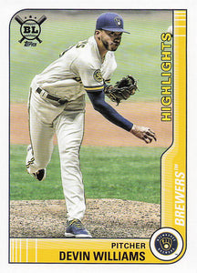 2021 Topps Big League Devin Williams #291