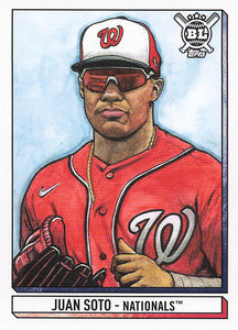2021 Topps Big League Art of the Game Juan Soto #ATG-JS
