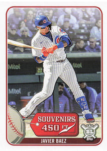 2021 Topps Big League Souvenirs Javier Baez #SO-7