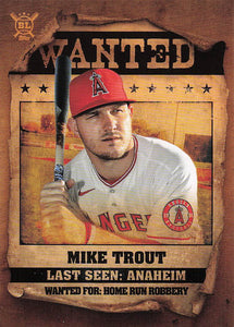 2021 Topps Big League Wanted Mike Trout #WT-1
