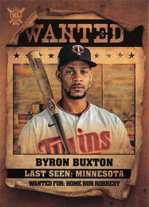 2021 Topps Big League Wanted Byron Buxton #WT-12