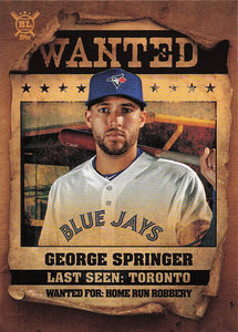 2021 Topps Big League Wanted George Springer #WT-13