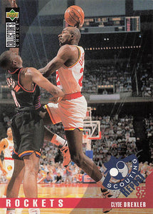 1995-96 Upper Deck Collector's Choice International German Clyde Drexler #120