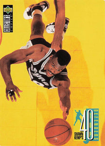 1995-96 Upper Deck Collector's Choice International German Top 40 David Robinson #198