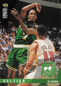 1995-96 Upper Deck Collector's Choice International German Dee Brown #112