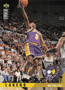 1995-96 Upper Deck Collector's Choice International German Nick Van exel #123