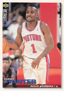 1995-96 Upper Deck Collector's Choice International German Lindsey Hunter #32