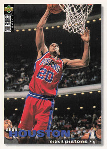 1995-96 Upper Deck Collector's Choice International German Allan Houston #47