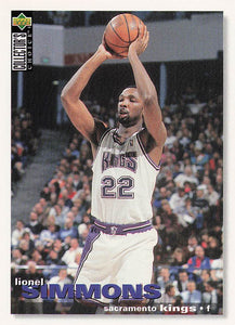 1995-96 Upper Deck Collector's Choice International German Lionel Simmons #86