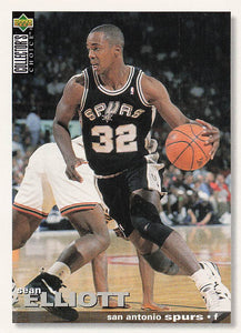 1995-96 Upper Deck Collector's Choice International German Sean Elliott #93