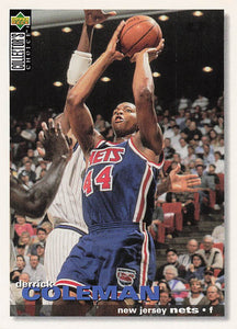 1995-96 Upper Deck Collector's Choice International German Derrick Coleman #102