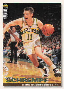 1995-96 Upper Deck Collector's Choice International German Detlef Schrempf #148
