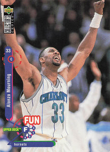 1995-96 Upper Deck Collector's Choice International Alonzo Mourning #168