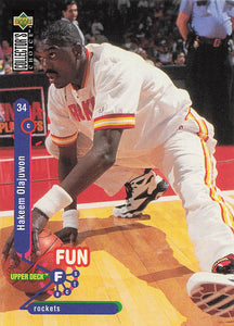 1995-96 Upper Deck Collector's Choice International Hakeem Olajuwon #175