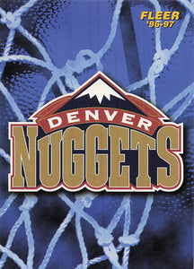 1996-97 Fleer European Edition Denver Nuggets #157