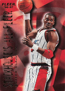 1996-97 Fleer Stackhouse's All-Fleer Hakeem Olajuwon #8