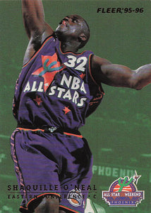1995-96 Fleer European Shaquille O'Neal - Hakeem Olajuwon #227