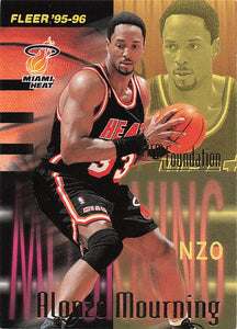1995-96 Fleer European Alonzo Mourning #404
