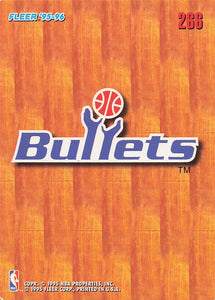 1995-96 Fleer European Wshignton Bullets #266