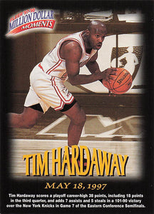 1997-98 Fleer Million Dollar Moments Contest Tim Hardaway #11
