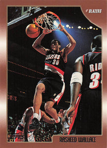1998-99 Topps Rasheed Wallace #101