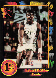 1992 Wild Card Collegiate Robert McAdoo #77